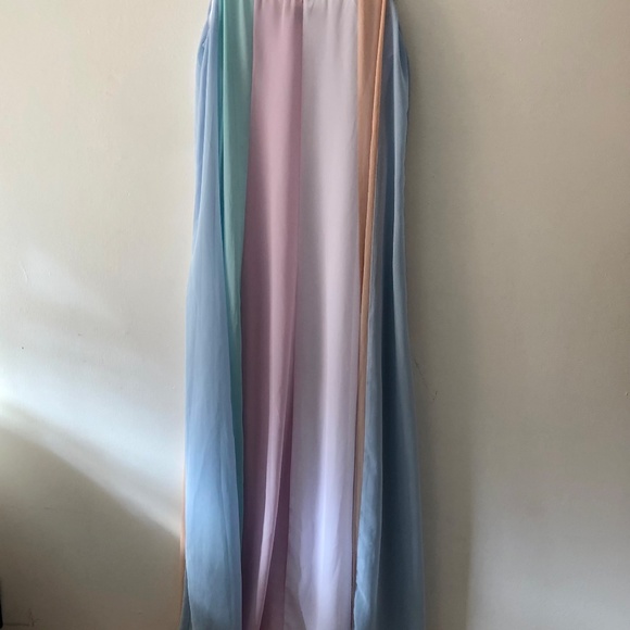Lulus Days to Remember Light Blue Multi Striped Maxi Dress - Picture 4 of 7